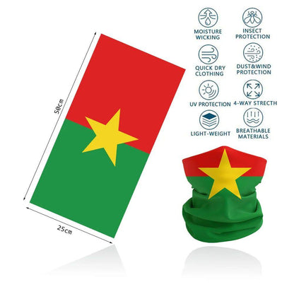African Flag Design Polyester