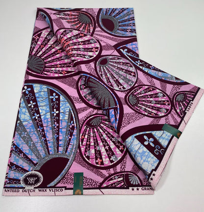 African Glitter Print Cotton Fabric