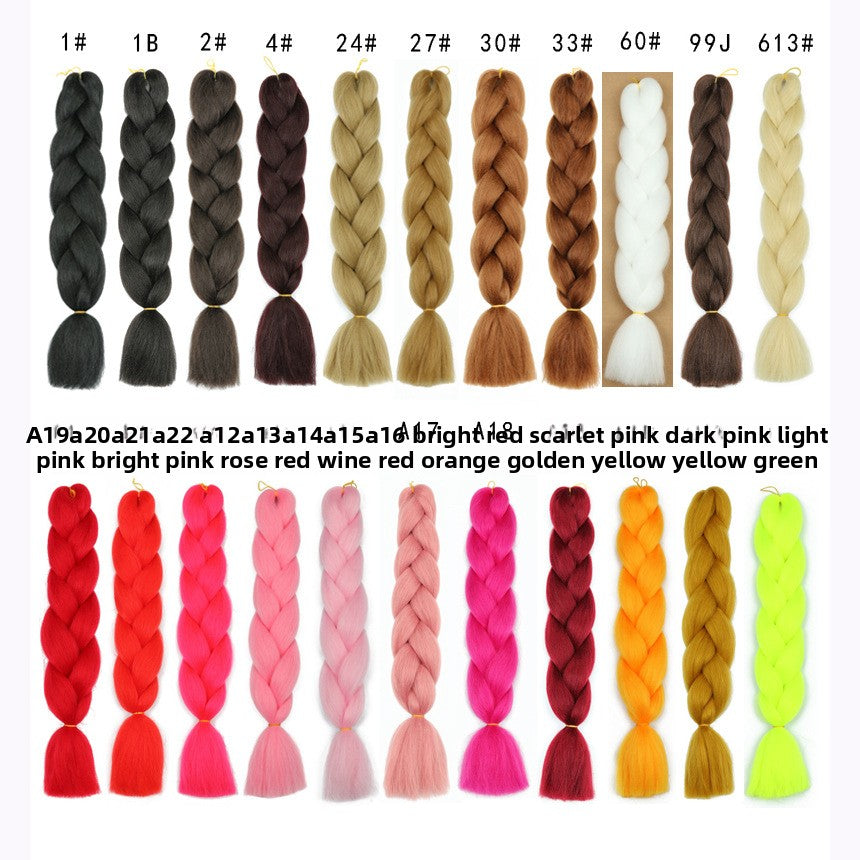 African High-Temperature Silk Braids