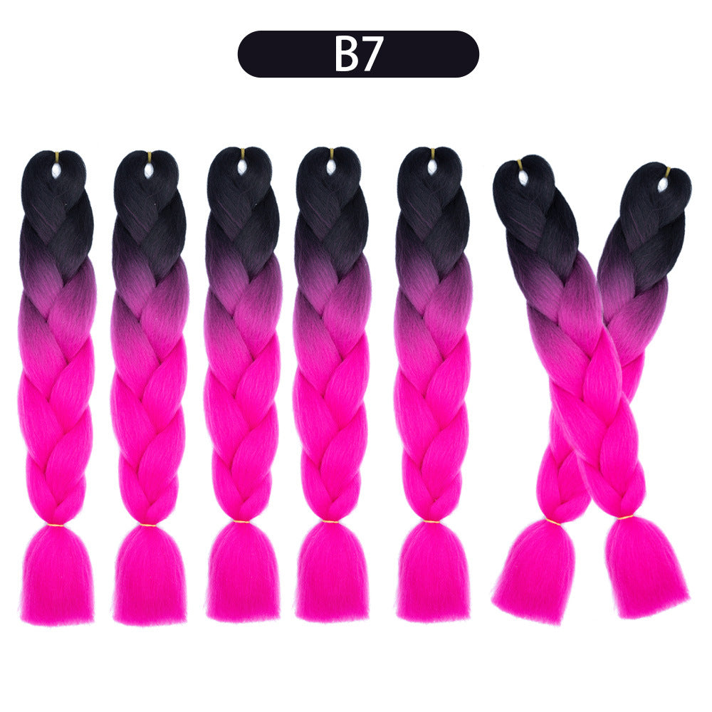African High-Temperature Silk Braids