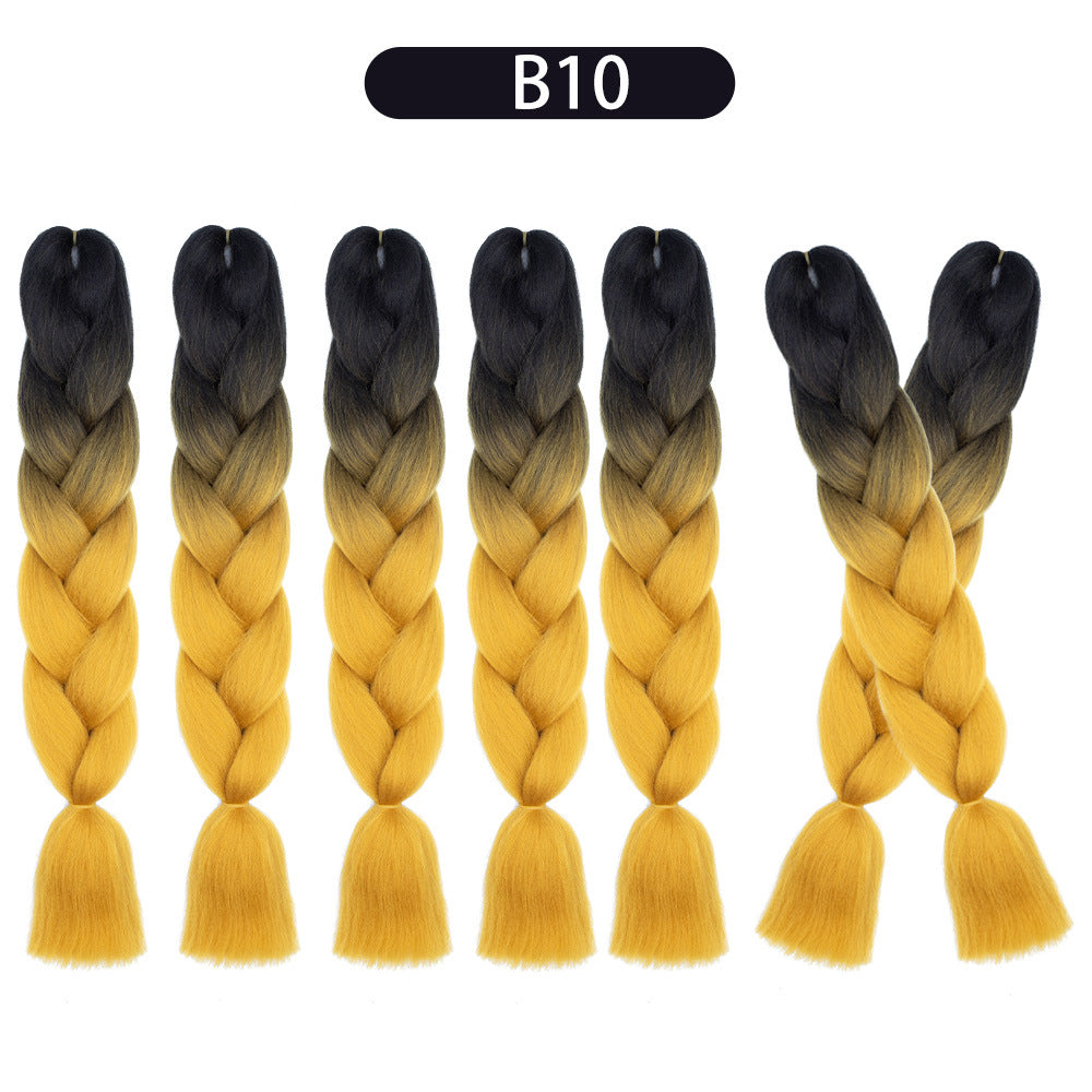African High-Temperature Silk Braids