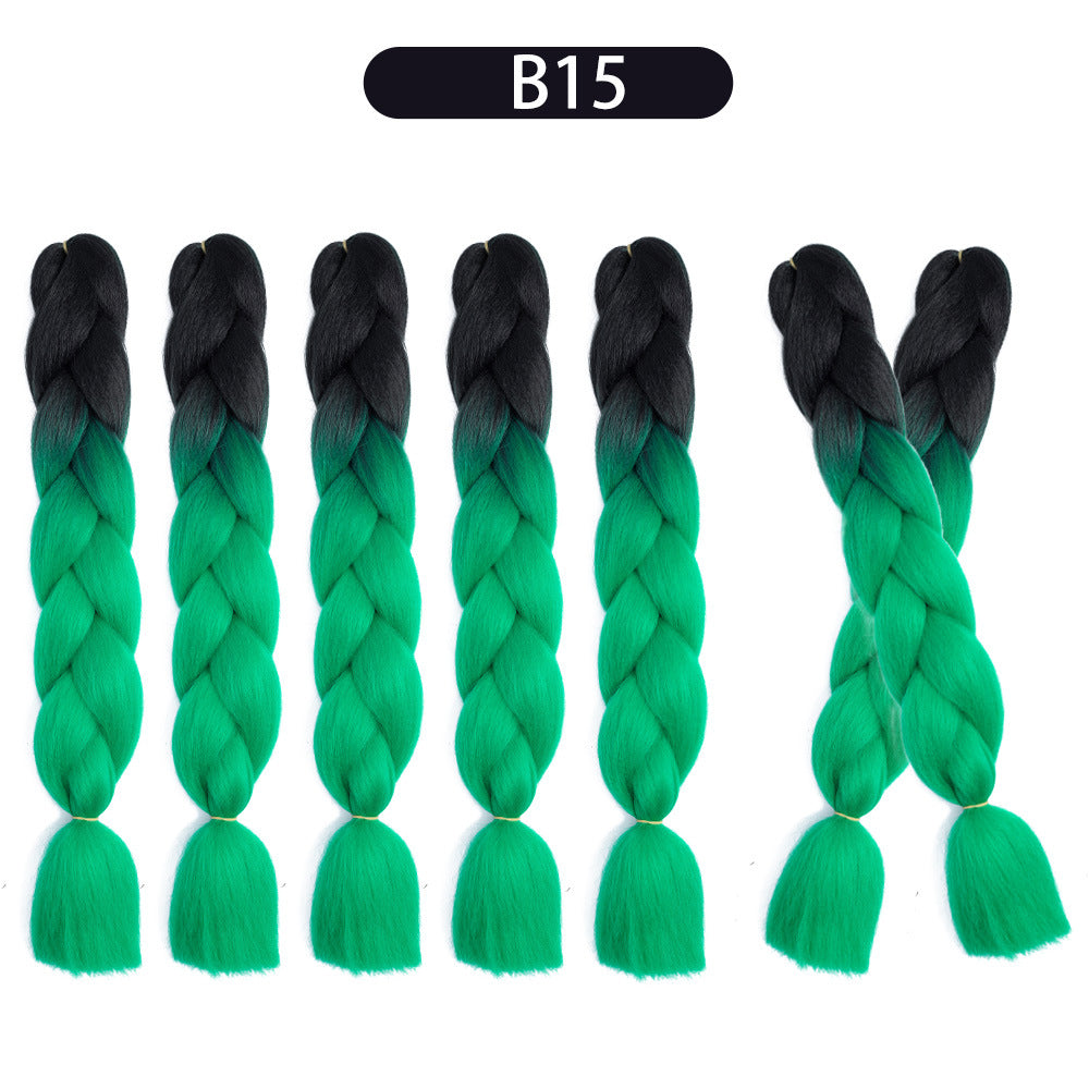 African High-Temperature Silk Braids