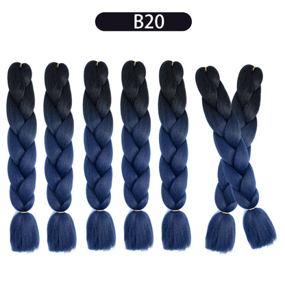 African High-Temperature Silk Braids