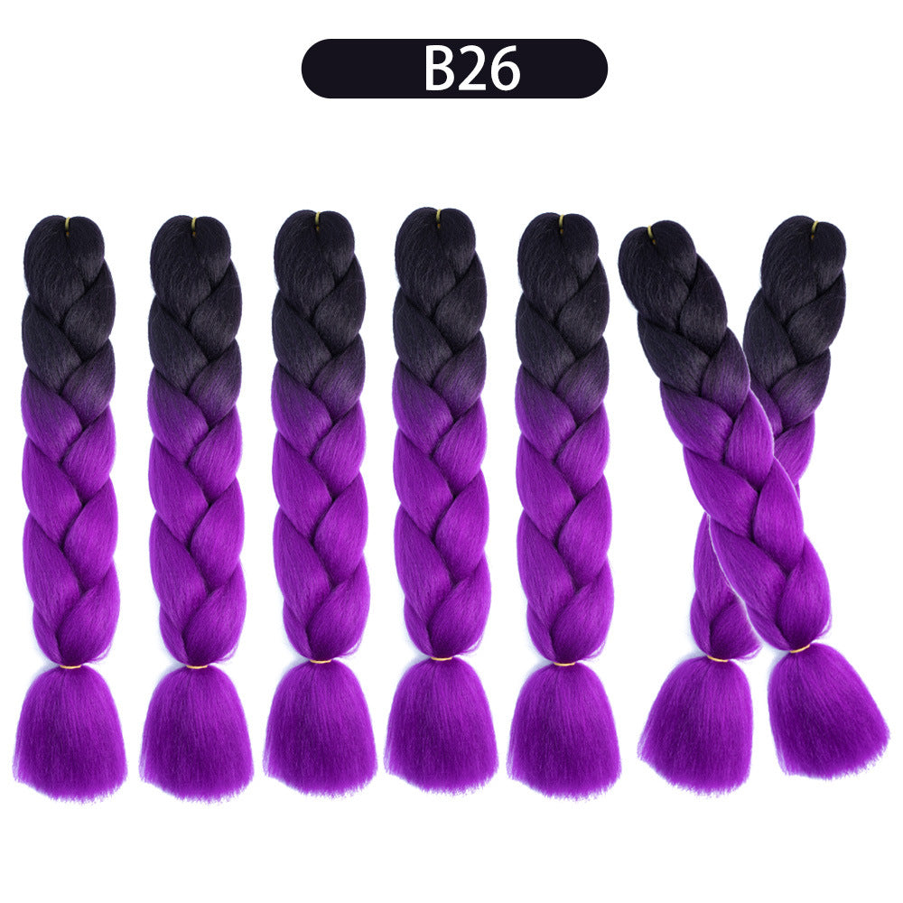 African High-Temperature Silk Braids