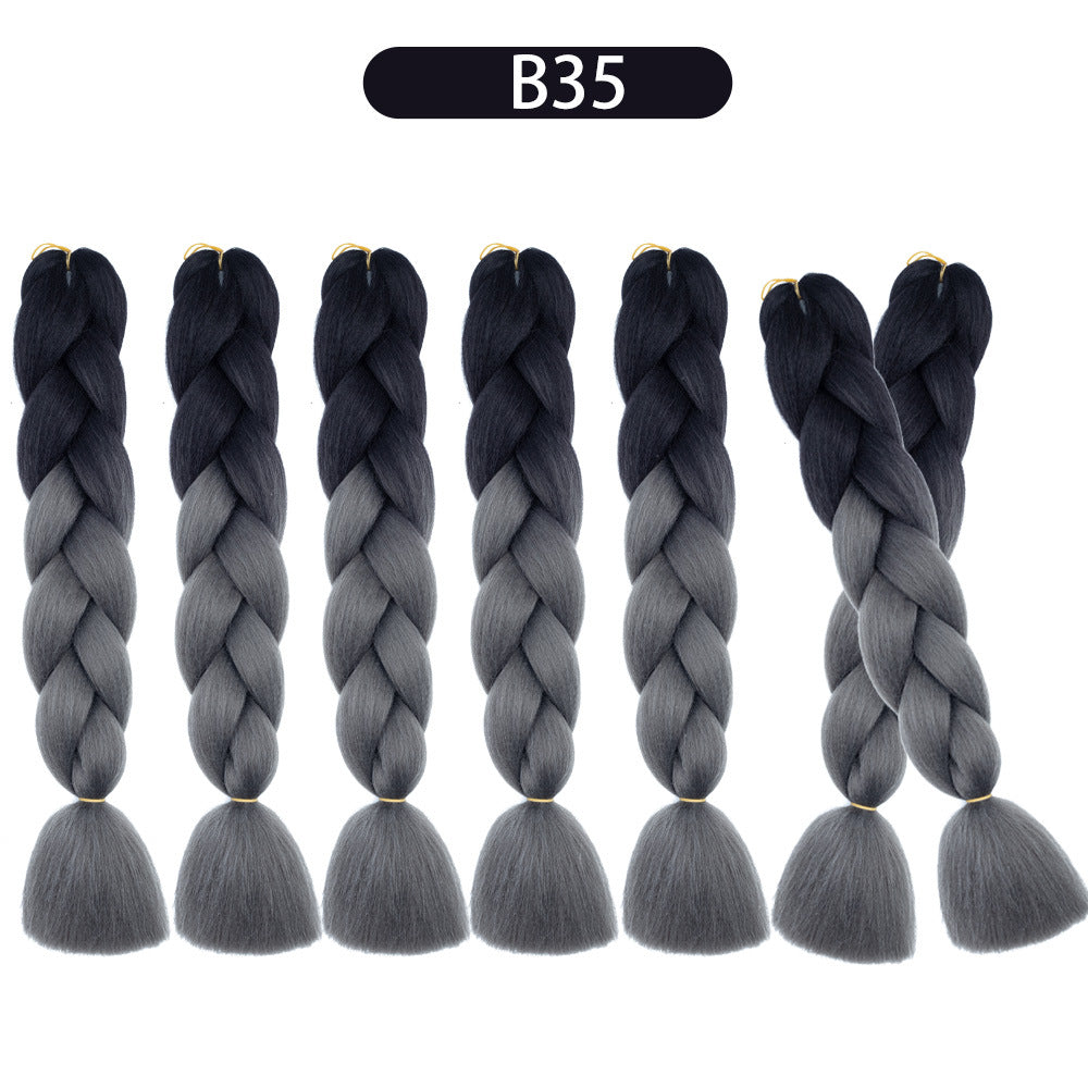 African High-Temperature Silk Braids