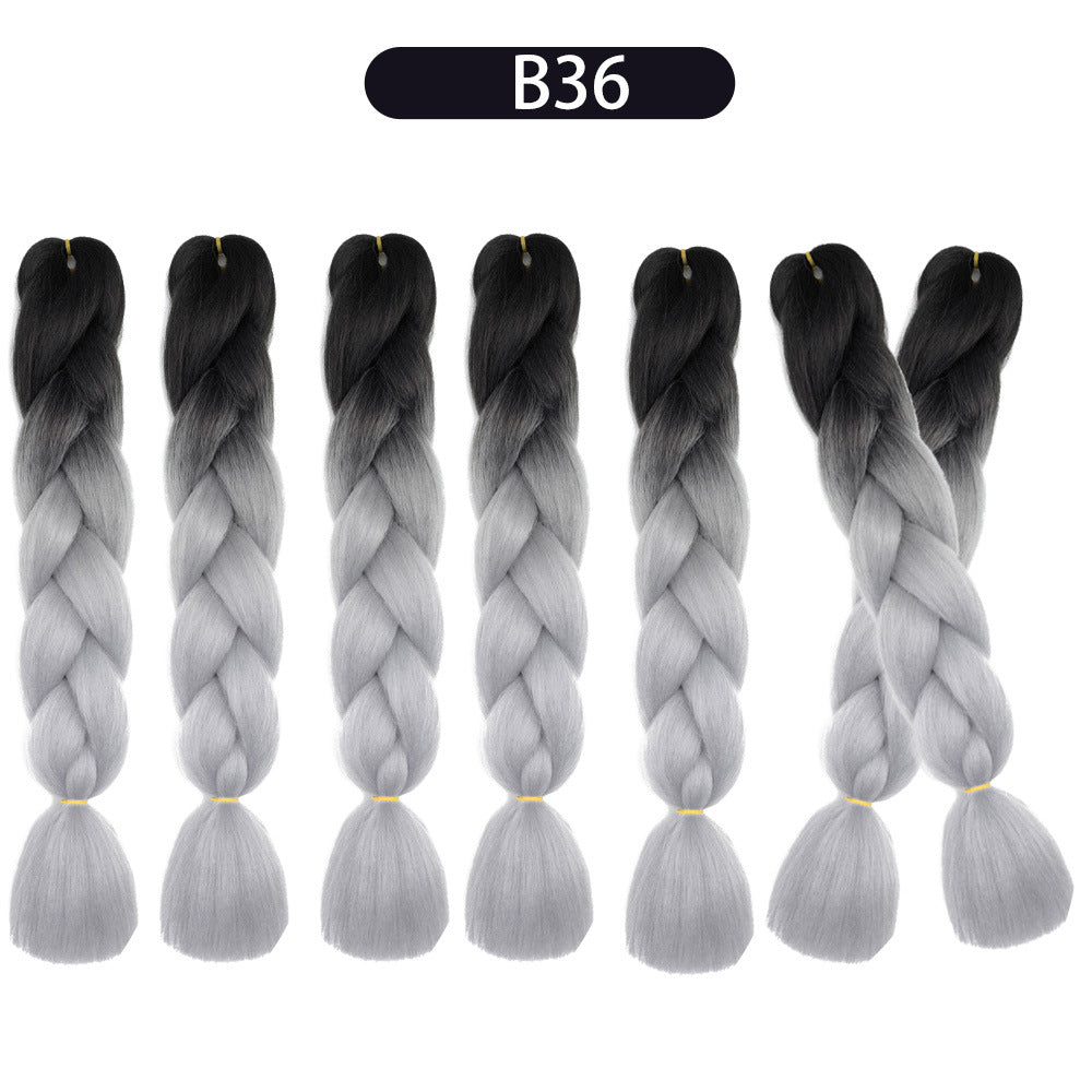 African High-Temperature Silk Braids