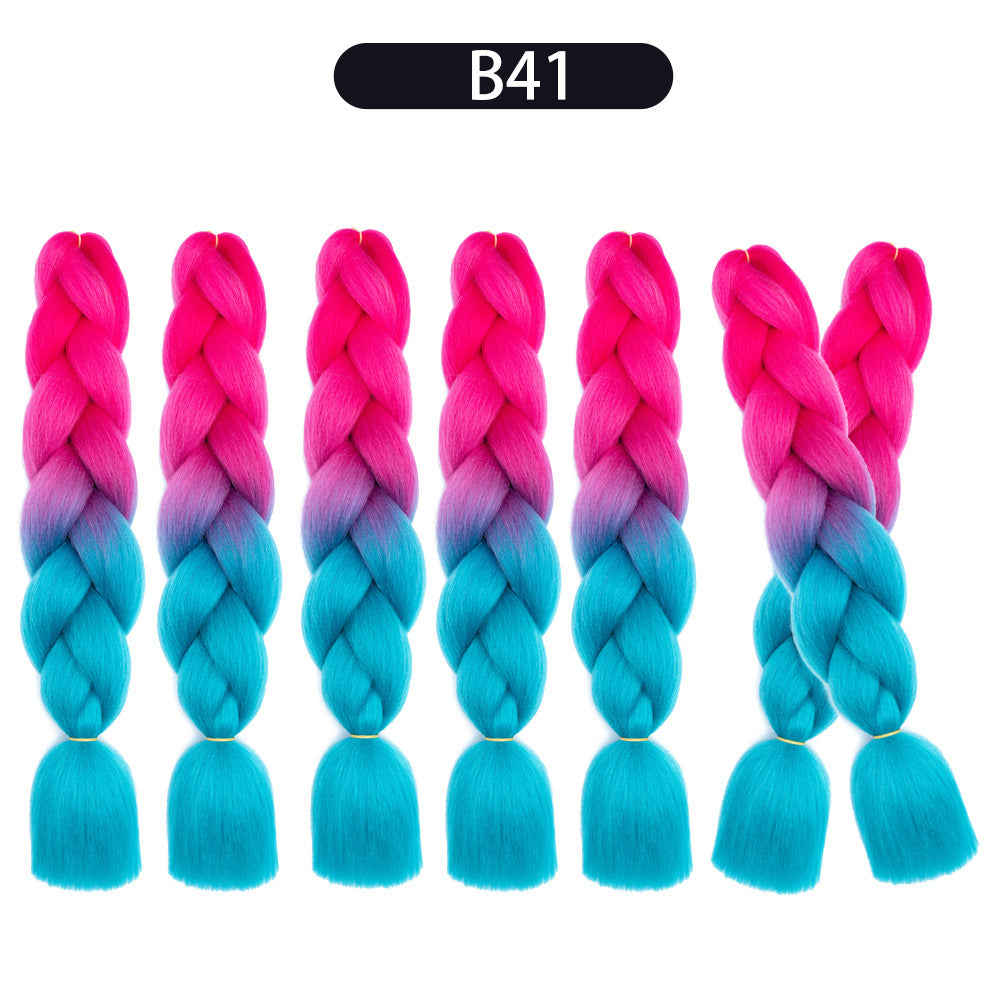 African High-Temperature Silk Braids