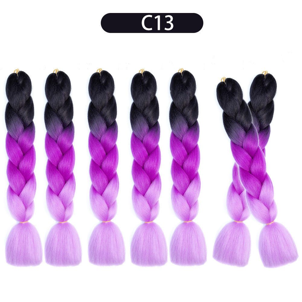 African High-Temperature Silk Braids