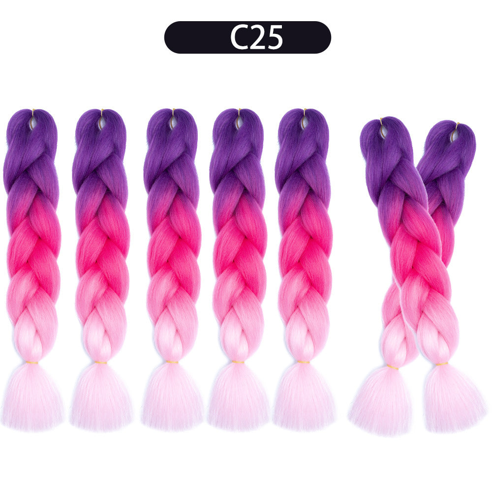 African High-Temperature Silk Braids