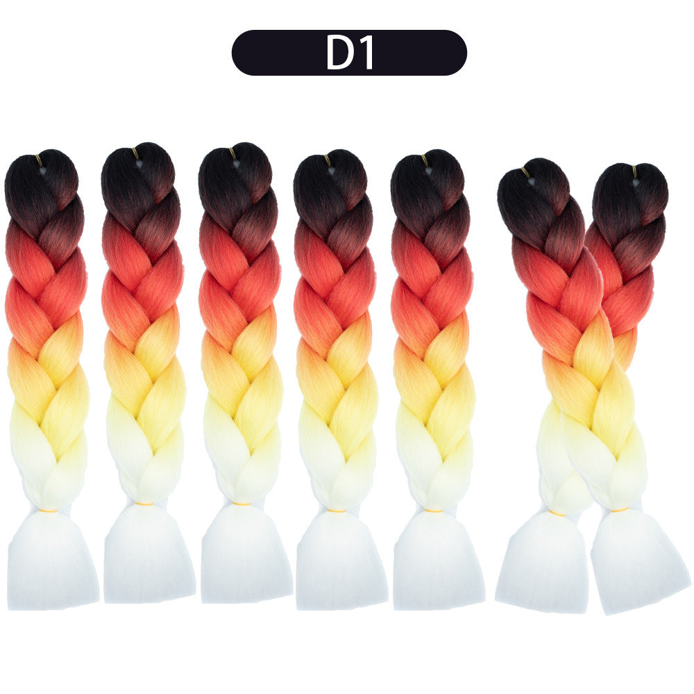 African High-Temperature Silk Braids