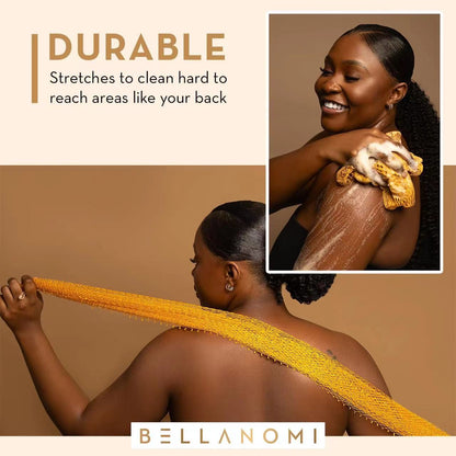 African net bath towel