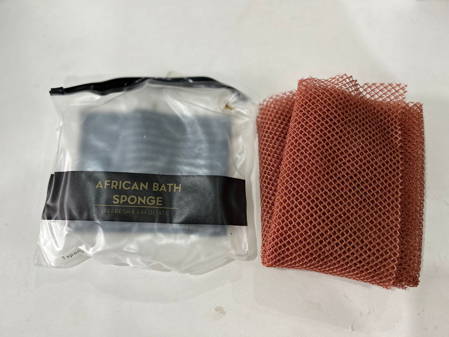 African net bath towel