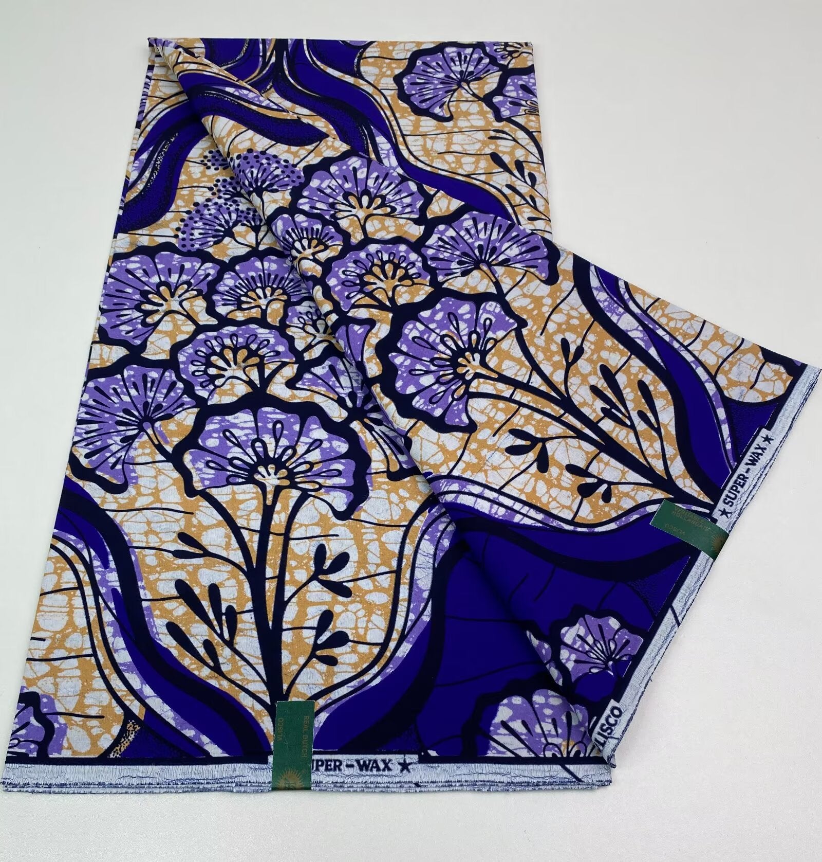 African Print Cotton Wax Fabric