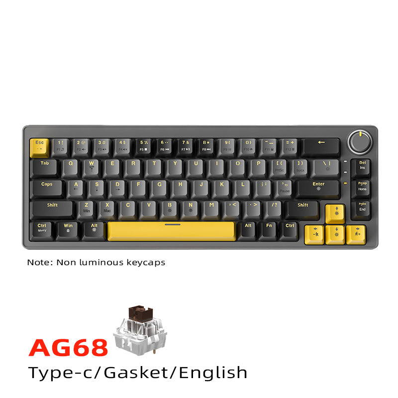 AG98 Mechanical Keyboard RGB Backlit Hot-Swappable