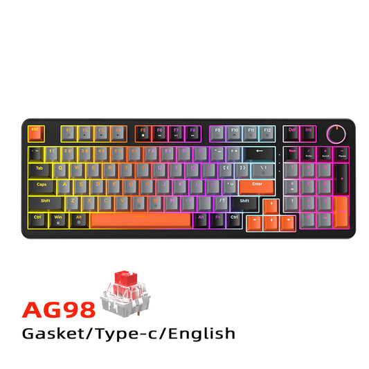 AG98 Mechanical Keyboard RGB Backlit Hot-Swappable