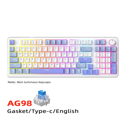 AG98 Mechanical Keyboard RGB Backlit Hot-Swappable