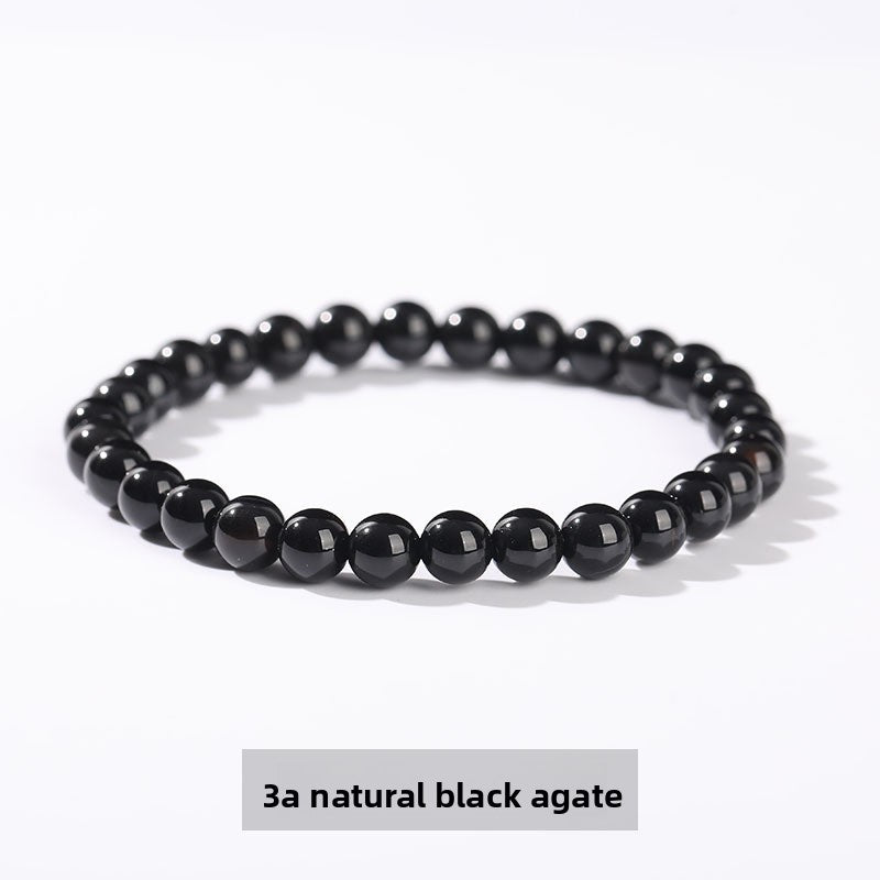 Agate bead bracelet
