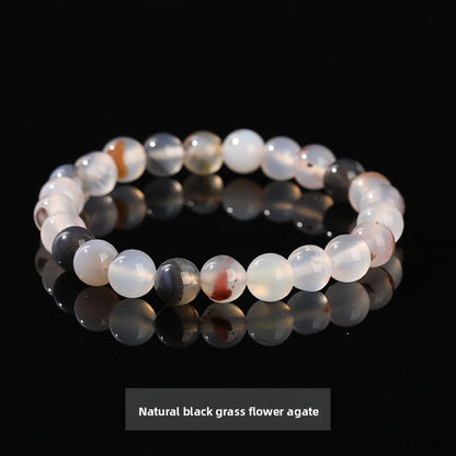 Agate bead bracelet