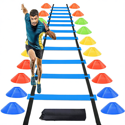 Agility ladder set