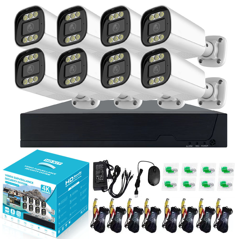 AHD Camera Kit with Full Color Night Vision and DVR