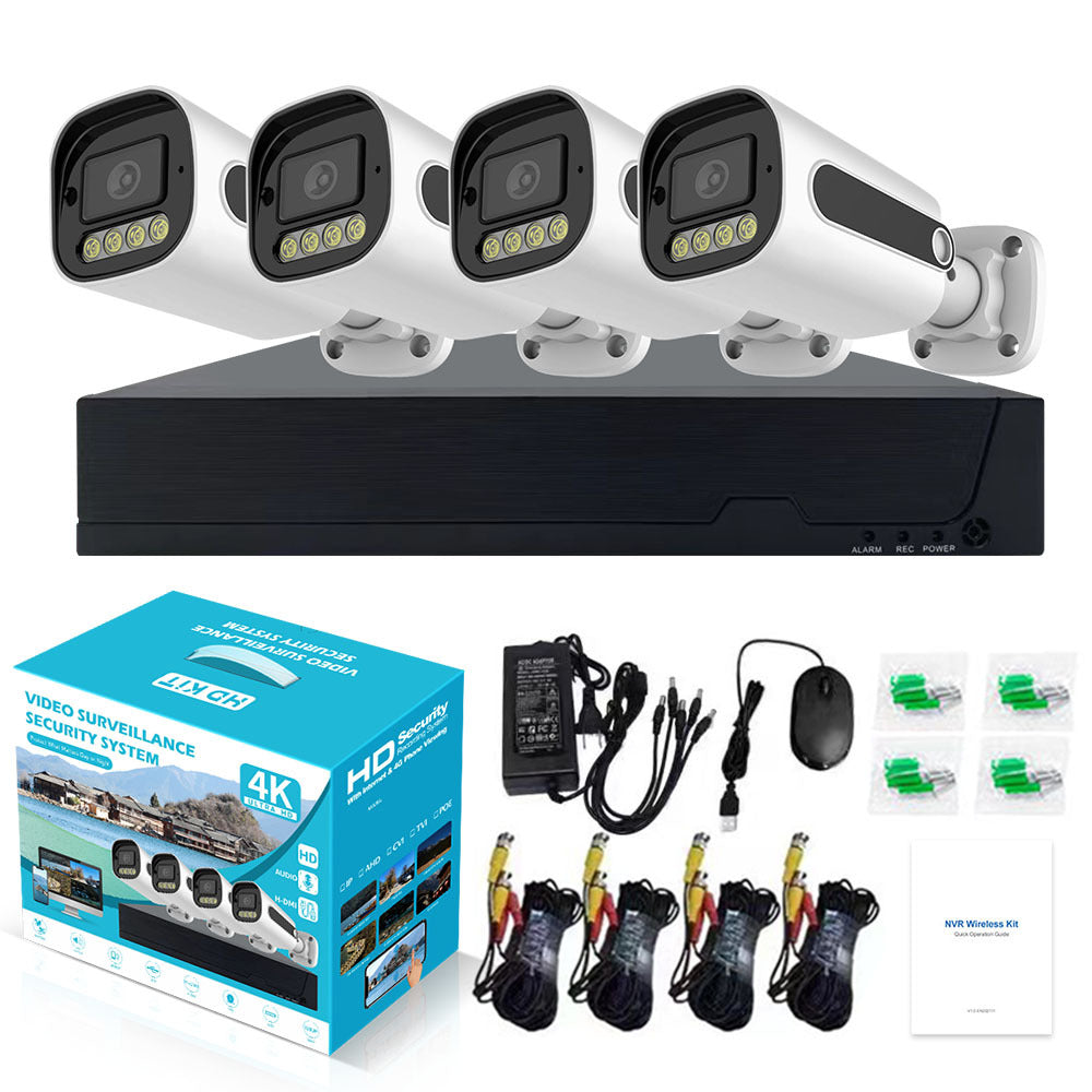 AHD Camera Kit with Full Color Night Vision and DVR