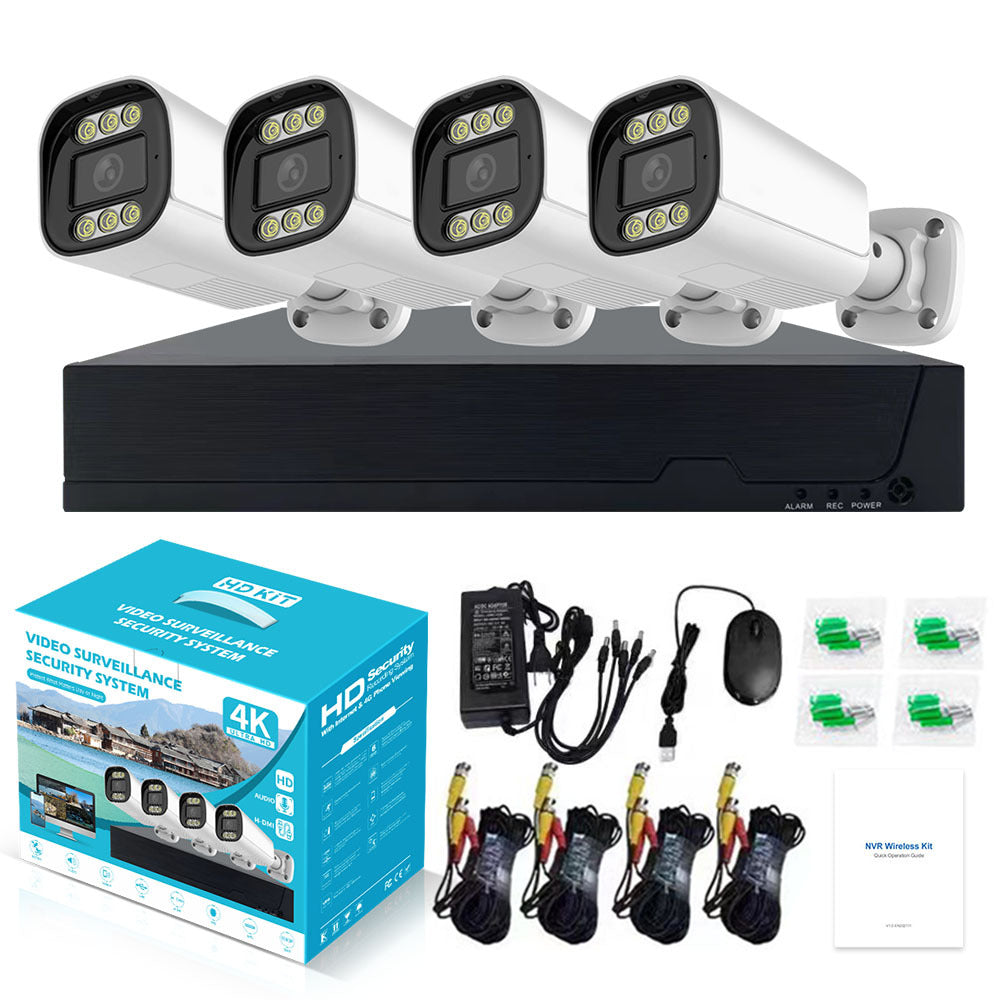 AHD Camera Kit with Full Color Night Vision and DVR