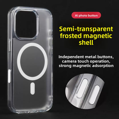 AI Camera Button iPhone Case with Dynamic Island Touch