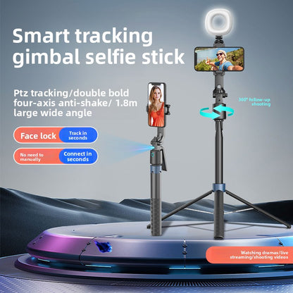 AI Face Tracking 360-Degree Gimbal Stabilizer