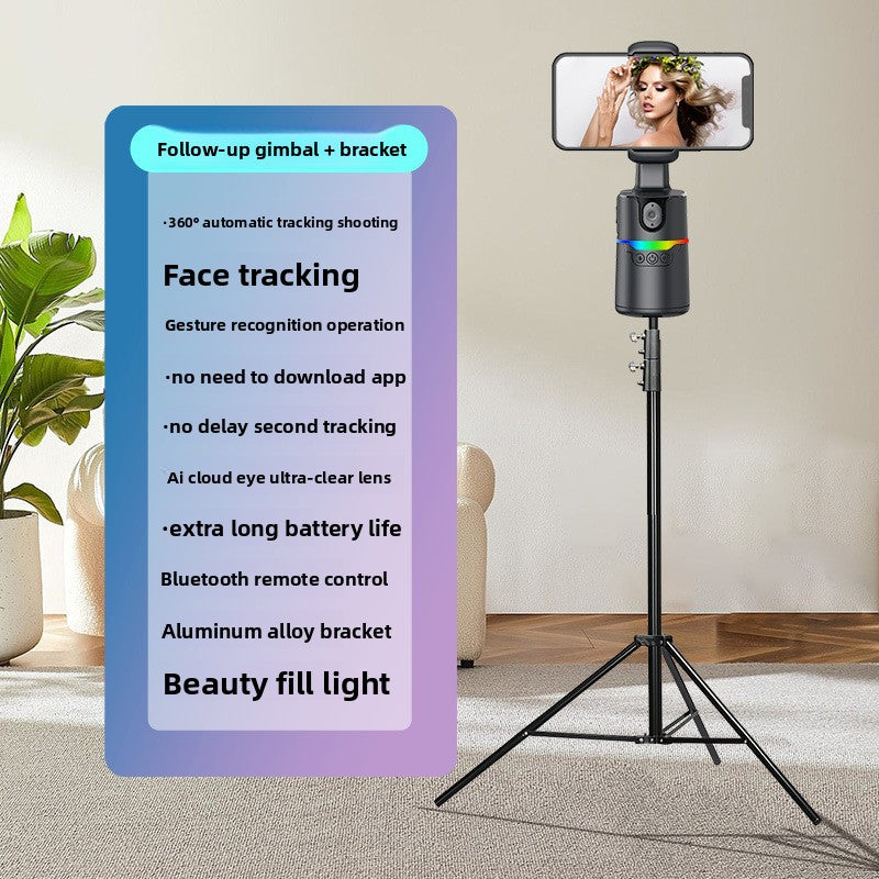 AI Face Tracking Smartphone Gimbal Stabilizer
