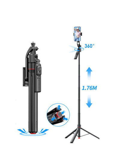 AI Face Tracking Smartphone Gimbal with Stabilizer
