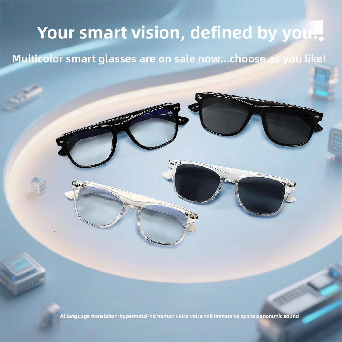 AI-powered Bluetooth glasses