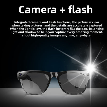 AI Smart Glasses Camera with Bluetooth Recording