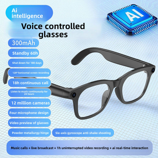AI Smart Translation Bluetooth Glasses with Camera