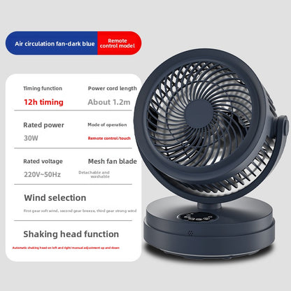 Air circulation fan turbine desktop electric fan