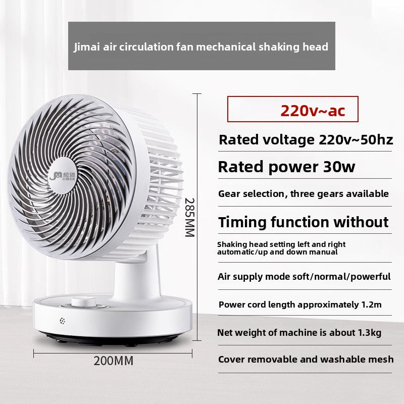 Air circulation fan turbine desktop electric fan