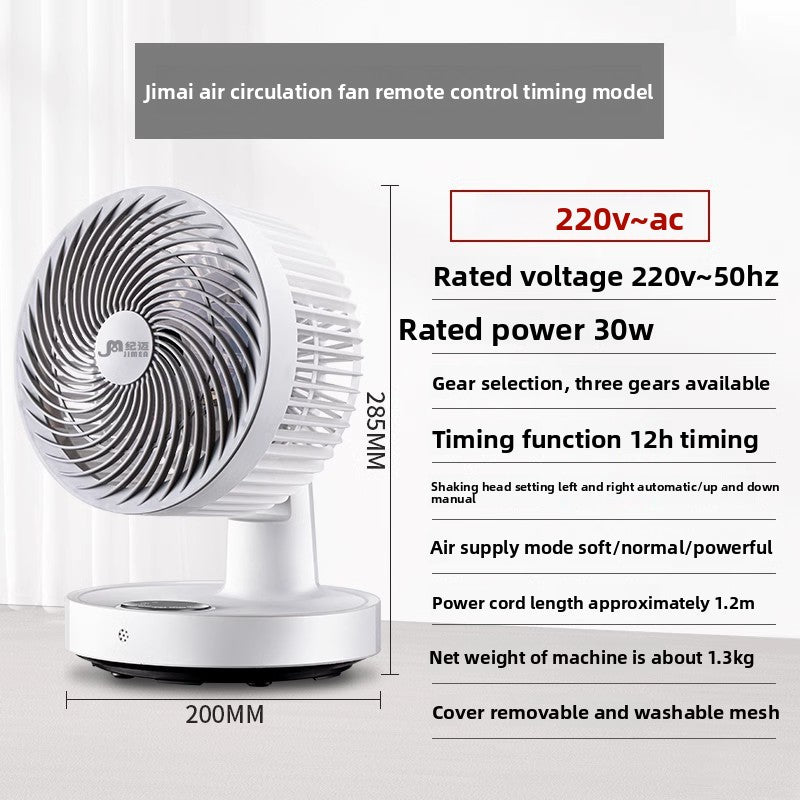 Air circulation fan turbine desktop electric fan
