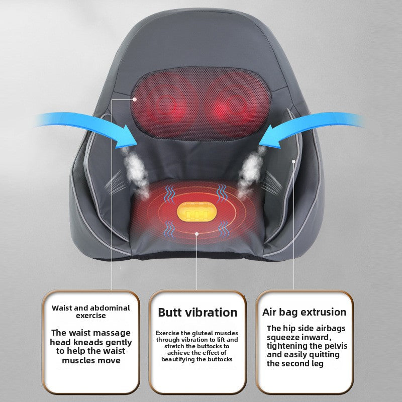 Air Compression Massage Cushion with Heat Therapy