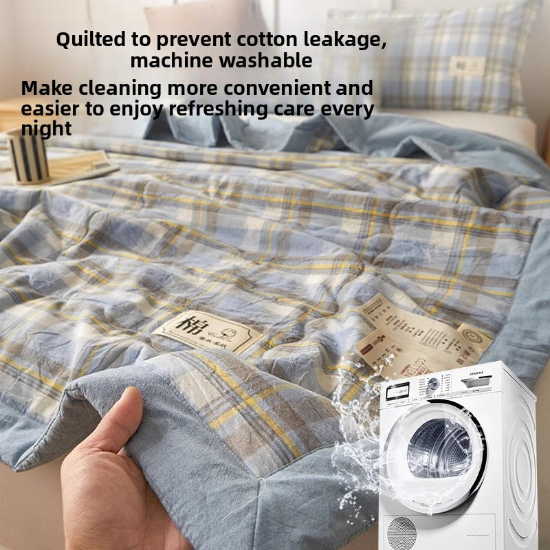 Air-conditioned pure cotton summer cool quilt