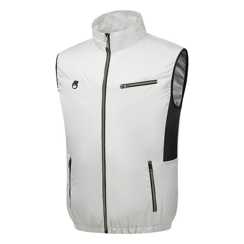 Air-conditioned short-sleeve shirt