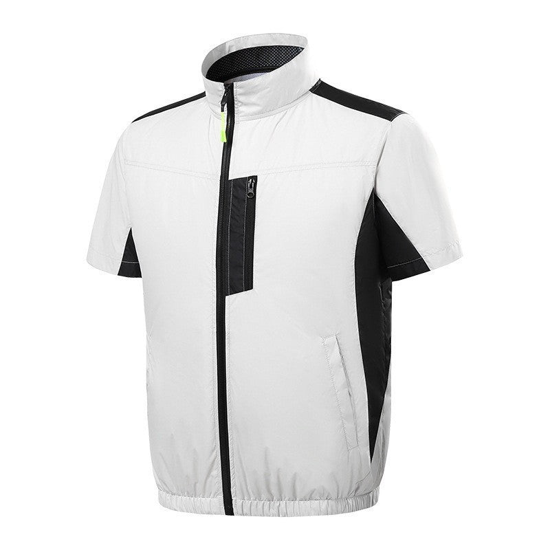 Air-conditioned short-sleeve shirt