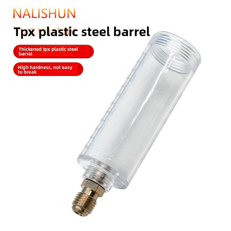 Air-conditioning vehicle air conditioning system oiling tool