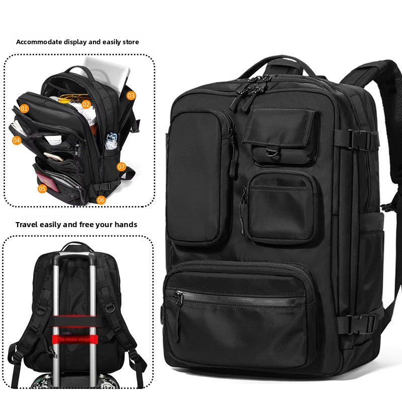 Air Cushion Travel Backpack with Laptop Compartment