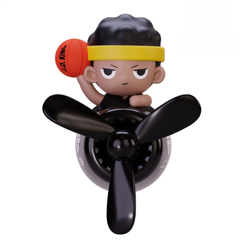 Aircraft Shape Car Air Freshener with Fan