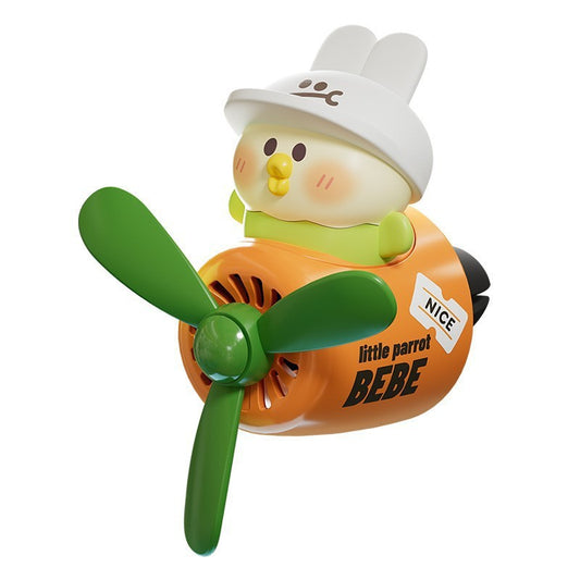 Aircraft Shape Car Air Freshener with Fan