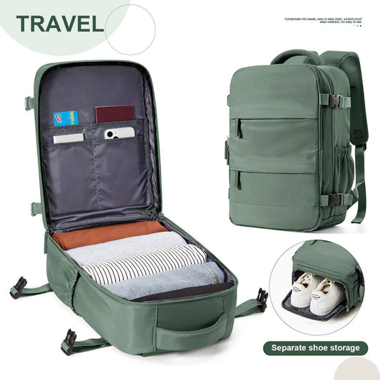 Airplane cabin travel backpack