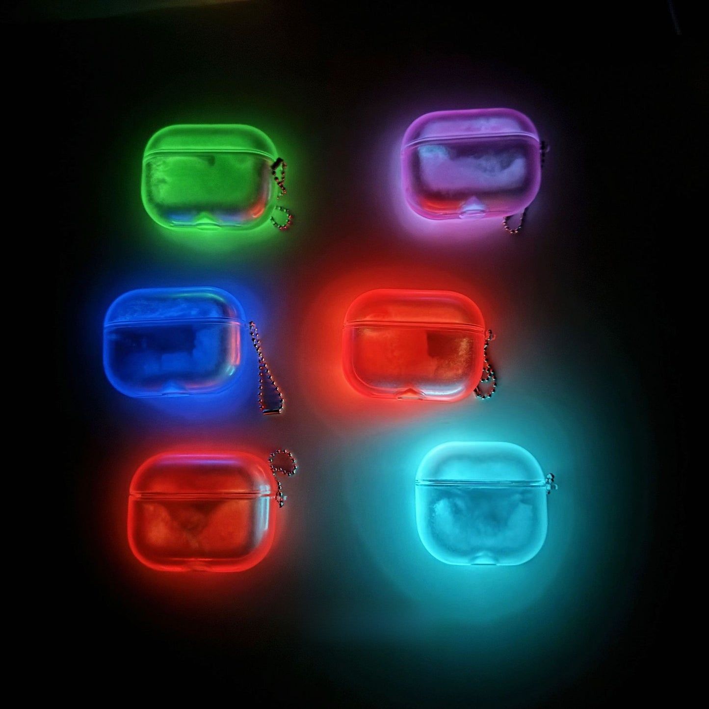 AirPods Protective Cover Luminous Quicksand Design
