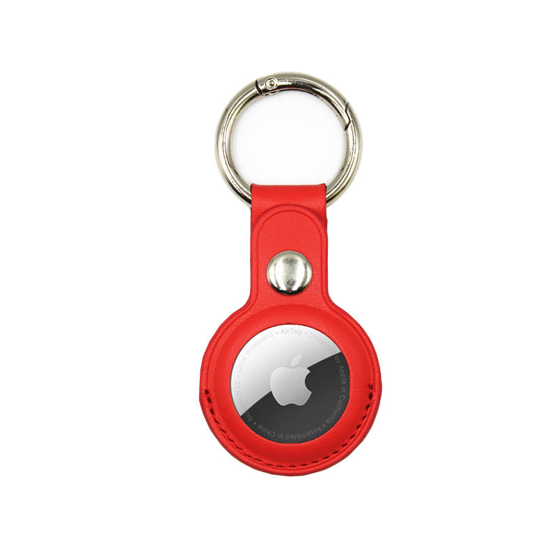Airtag Leather Protective Case with Keychain