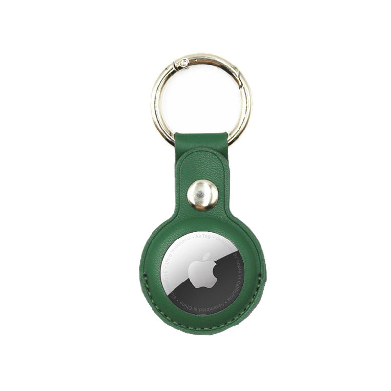 Airtag Leather Protective Case with Keychain