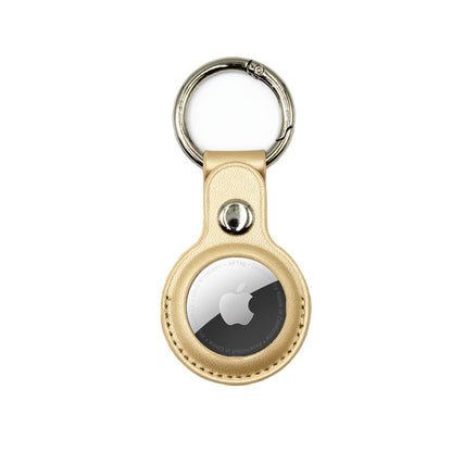Airtag Leather Protective Case with Keychain
