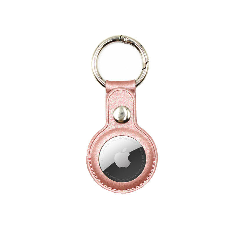 Airtag Leather Protective Case with Keychain